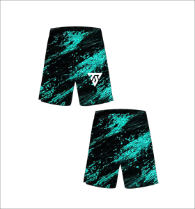 Shorts pour hommes à imprimé floral, taille élastique, style décontracté, motif dessiné à la main, taille mi-haute, tissu peigné respirant et à séchage rapide - Product Image 6