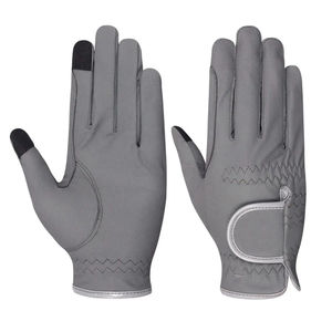 Guantes de Equitación Personalizados para Hombre, Guantes de Cuero Sintético Antidesgarro para Montar a Caballo - Product Image 2