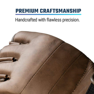 Custom Design MMA Gloves Brown Color Genuine Leather Cowhide UV Protection Adjustable Wrist Strap Lightweight <b>Hook</b> Loop Closure - Product Image 6