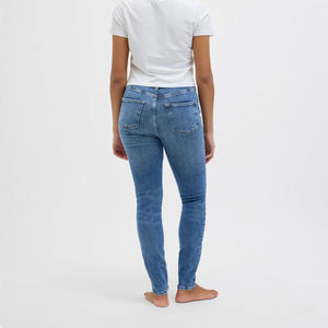 Street Style Custom Best Quality High <b>Waist</b> Ripped Wide Leg <b>Jeans</b> Women Vintage Distressed Denim Pants Best Selling - Product Image 4
