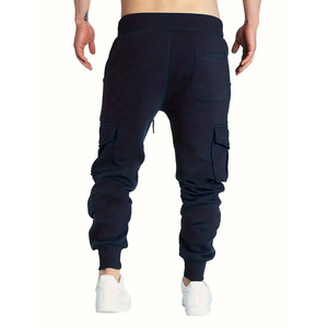 Pantalones Deportivos Personalizados para Hombre, de Algodón y Felpa, con Cordón Ajustable, Transpirables, para Invierno, con Logotipo OEM Impreso - Product Image 4