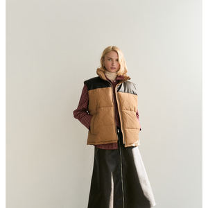 Chaleco Acolchado Transpirable para Mujer, Tallas Grandes, con Cremallera y Bolsillos, Novedad Invierno 2026, con Capucha, Personalizable, Estilo Urbano, Servicio OEM - Product Image 2