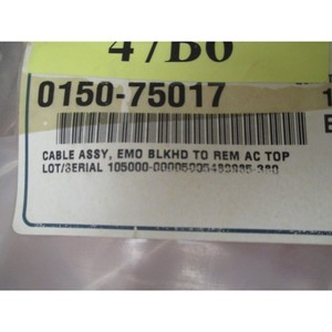 สายเคเบิล AMAT 0150-75017 ชุดประกอบสายเคเบิล EMO Blkhd ไปยัง REM AC - อุปกรณ์และอะไหล่เซมิคอนดักเตอร์ระดับโลกที่เชื่อถือได้ - Product Image 5