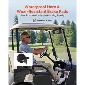 Kit Fari LED e Luci Posteriori 12 Volt per Golf Cart con Cablaggio Omologato per Uso Stradale, Indicatori di Direzione e Interruttore Luci di Emergenza per Golf Cart Modificati - Product Image 5
