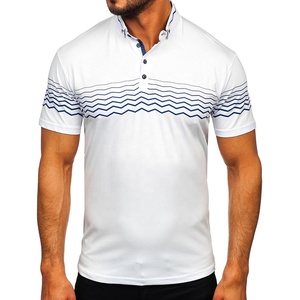 Polo para hombre, camiseta de manga corta transpirable de verano con botones, camiseta Polo estampada, jersey de Golf a la moda para hombre, camiseta Polo personalizada - Product Image 1
