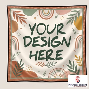 Fabricante de Pañuelos Cuadrados Personalizados de Primera Calidad, Pañuelo de Moda con Sensación de Seda, Marca Privada OEM ODM, Fábrica de Telas Personalizadas en India - Product Image 6