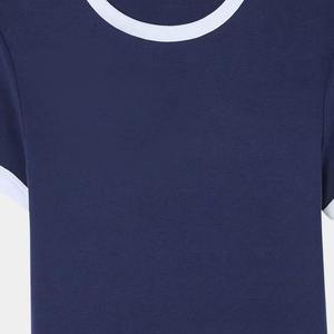 Top Corto de Verano para Mujer, Diseño Moderno, Manga Corta, Algodón Liso Teñido, Tops Cortos para Mujer, Logotipo Personalizado, Top Corto Transpirable para Mujer - Product Image 2