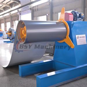 BSY 금속 데크 글레이즈드 타일 금속 제작 롤링 시트 지붕 롤 성형 기계 - Product Image 3