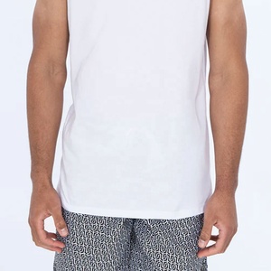 Wholesale Mens 100% Cotton Soft Eco-Friendly Quick Dry 220g Plain Tank <b>Top</b> Custom Logo & Color Breathable Fabric Gym Workout <b>Top</b> - Product Image 4