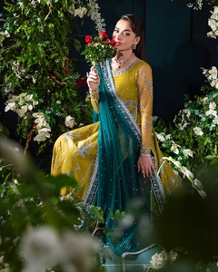 Maxi Salwar Kameez édition Eid pour femmes - Robe de fête de mariage, qualité supérieure, tissu viscose, évacuation de l'humidité, séchage rapide, toutes saisons - Product Image 3