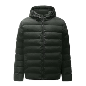 Custom 100% Nylon Stand Collar Patchwork <b>Winter</b> Warm <b>Quilted</b> Puffer Jacket Unisex OEM ODM Outdoor Streetwear - Product Image 2