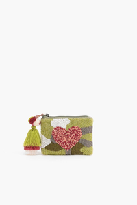 Porte-monnaie artisanal en perles pour le jour du match, pochette à monnaie perlée pour femmes et filles - Product Image 3
