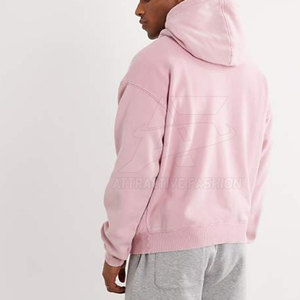 Nouveaux Hoodies Boxy Décontractés pour Hommes – Style Basique, Coupe Ample et Tissu Lisse, Tendance Décontractée - Product Image 4