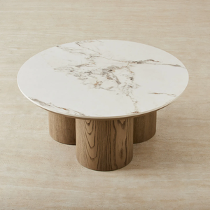 Mesa de Centro Hecha a Mano, Mesa de Centro de Madera Natural, Decoración Rústica para el Hogar, Muebles para Sala de Estar - Product Image 3