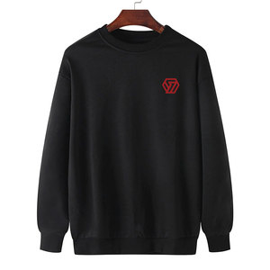 Sweat-shirt en coton mélangé au design unique et confortable, fabriqué en usine, grande taille pour hommes, en stock - Product Image 1
