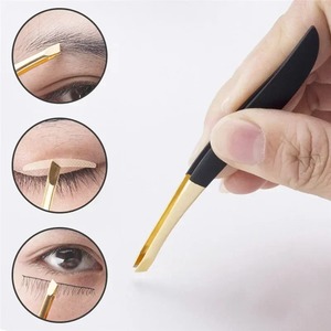 1 pièce BAFA SS-01 Pince à épiler à pointe droite de haute qualité, écologique, colorée, pour sourcils, poils fins, haute précision, en acier inoxydable - Product Image 6