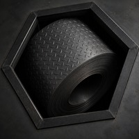 Tôle d'acier à carreaux antidérapante Q235B laminée à chaud pour sols industriels, escaliers et passerelles