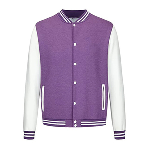 Chaqueta Universitaria de Béisbol para Hombre, Estilo Varsity, con Parches, Talla Regular, Bordado Personalizado, Alta Calidad - Product Image 1