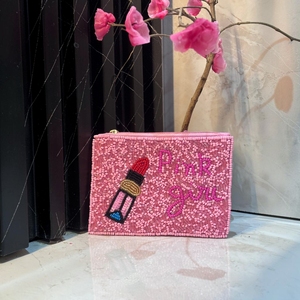 Sac à main de soirée léger fait main avec perles, pochette élégante en perles avec fermeture éclair pour femme, idéal pour les fêtes, mariages et événements nuptiaux - Product Image 2