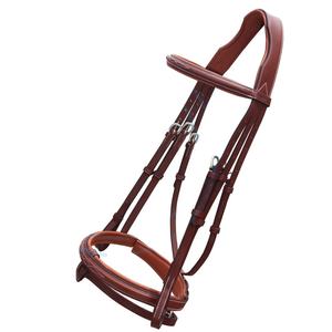 Brida y rienda de equipo de equitación de calidad superior Brida de caballo de cuero de alta calidad OEM ODM disponible - Product Image 4