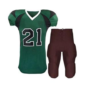 2026 <b>Elite</b> American Football Uniform Short Sleeve V Neck Front Printed Quick Dry Breathable Customized Latest Style Wholesale Se - Product Image 1