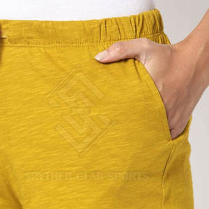 Shorts de Algodón para Mujer, Estilo 2026, con Logotipo Personalizado, con Bolsillos, Color Sólido, Suaves y Holgados, para Verano - Product Image 6