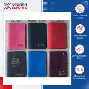 Fabricante Indio de Porta Pasaportes de Cuero PU de Estilo Lujoso y Calidad Estándar para Compradores Mayoristas a Precio Nominal - Product Image 4