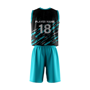 Customizable Team Name Printed Men's Unisex Plus Size Summer Basketball Shorts Jersey Uniform Set 100% Polyester Quick Dry - Product Image 6