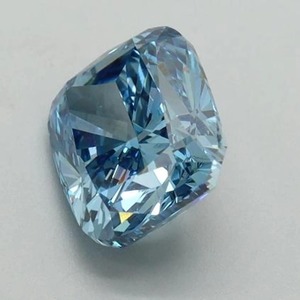 Diamante Sintético Azul Cultivado en Laboratorio, Corte Cojín Alargado, de 1.00 CT a 5.00 CT, Certificado, Claridad VVS VS - Product Image 5