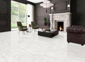 กระเบื้องพอร์ซเลนเงาหรูหรา ขนาด 800x1600 1200x1800 750x1500 มม. กระเบื้องพรีเมียมสำหรับห้องนั่งเล่น ห้องน้ำ ห้องครัว สำนักงาน - Product Image 2