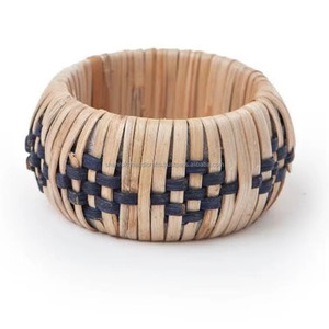 Export Quality Handmade <b>Wooden</b> Napkin Rings Set Eco Friendly <b>Rustic</b> <b>Table</b> Decor for Home <b>Dining</b> Available For Sale - Product Image 2