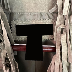 Cowboy <b>Suede</b> Leather <b>Jacket</b> Western Fringe <b>Men</b> Vintage Style Hip Hop Winter Festival OEM Service Leather <b>Jackets</b> - Product Image 2