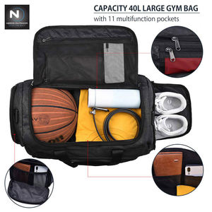 Wholesale Premium Quality Gym Bags Gym Waterproof Large Sports Bags Travel Duffel Bags Made by NEERON INTERNATIONAL - Product Image 4