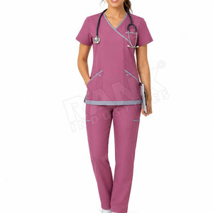 Uniforme Médico Personalizado al por Mayor 2026, Uniforme de Enfermera de Buena Calidad, Uniforme Quirúrgico para Hospital - Product Image 3