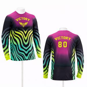 Camiseta de Motocross para Hombre, Manga Larga, Transpirable, para Motociclismo, Carreras MX, Ropa Deportiva Todoterreno - Product Image 1