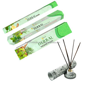 Varillas de incienso negras naturales de 9 pulgadas en caja Hexagonal, 20 varillas por paquete, uso religioso, Exportación a granel a Reino Unido - Product Image 6