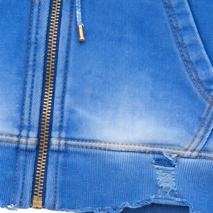 Sudadera con capucha para hombre, 100% algodón, estilo vintage lavado, con cremallera, corte holgado, forro de felpa sólido, anti-bolitas, para otoño - Product Image 6