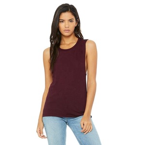 Camiseta sin mangas para mujer, estilo crop top, de punto elástico sin costuras, informal. - Product Image 1