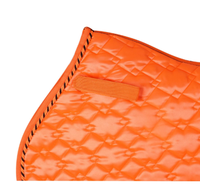Ensemble de tapis de selle matelassé de qualité supérieure pour cheval avec bonnet d'oreille assorti |   Tapis de selle d'équitation |   Saut et dressage respirants