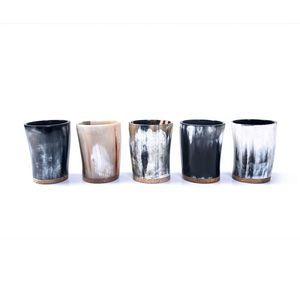 แก้วน้ำทำมือจากเขาควายธรรมชาติ เป็นมิตรกับสิ่งแวดล้อม ดีไซน์ทันสมัย - Product Image 1
