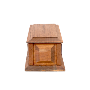 Urna de cedro Natural de alta calidad, precio competitivo, recuerdo de ataúd de calidad para adultos, servicio OEM ODM hecho en funerales de Vietnam - Product Image 4
