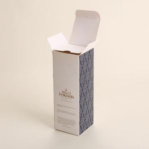 EcoRev Custom Eco-Friendly Soft Folding Perfume <b>Bottle</b> Packaging <b>Box</b> Hot Stamping UV Logo Paper Lining Elegant Embossing Folder - Product Image 1