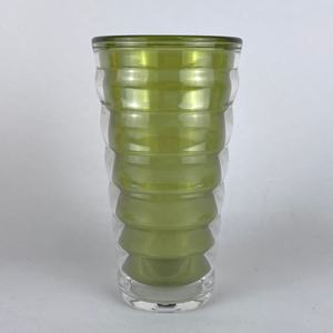 Gobelet à double paroi en plastique acrylique de couleur verte - Product Image 4