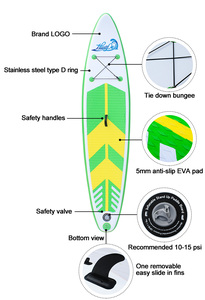 HUALE Supboard Vente en gros de l'usine chinoise Race sup Sports nautiques Surf sur le lac River Sea - Product Image 3