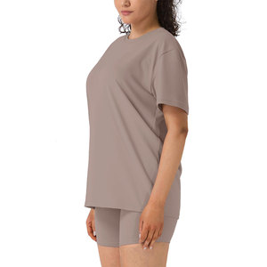 High Demanding Women's Shorts <b>Sets</b> Anti Shrink Breathable Durable Regular Fit Cotton Polyester Material Short <b>Sets</b> Custom Logo - Product Image 6