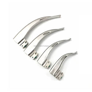 Set de Laringoscopio de Fibra Óptica de Acero Inoxidable Macintosh con 4 Hojas Curvas Veterinarias ORL CE OEM ODM Medivolve MI-600131 - Product Image 3