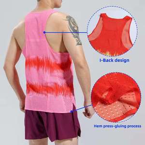 Breathable Men's Mesh 100% Cotton Eco-Friendly Quick Dry <b>Loose</b> Sleeveless <b>Tank</b> <b>Top</b> for Gym Fitness Workout - Product Image 2