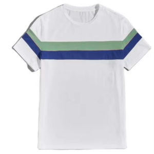 Mens Casual T-Shirts Heat-Transfer Printing Crew Neck Short Sleeve Breathable T Shirt For Men - Product Image 1