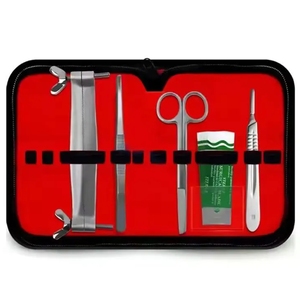 Juego de Pinzas para Recortar Orejas de Perro Pitbull Doberman, Reutilizables, de Acero Inoxidable Alemán, 5 Piezas, Estuche / Herramientas de Peluquería Canina Veterinaria - Product Image 2