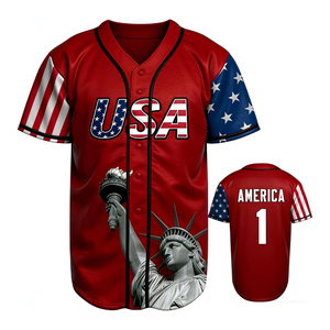Camiseta de Fútbol para Fanáticos de la Selección de EE. UU. 2026, Uniforme de Equipo, Manga Corta, Unisex, Transpirable, Poliéster de Alta Calidad, Personalizable con Nombre y Logotipo del Equipo - Product Image 1